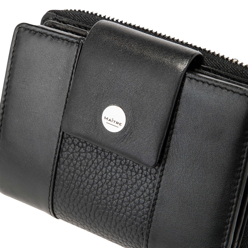 Maitre auen diethilde purse MH9FZ, black, Classic