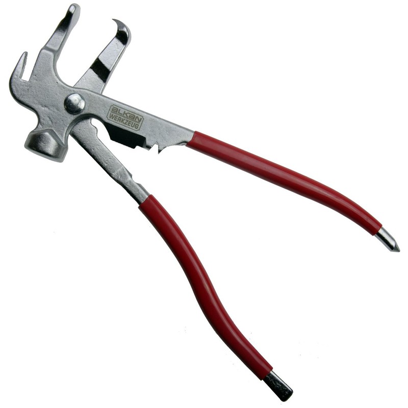 Robust tyre balancing pliers for loosening, cutting and attaching balancing