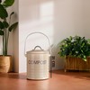 Premier Housewares 510020 Compost Bin with Handle - Cream H20