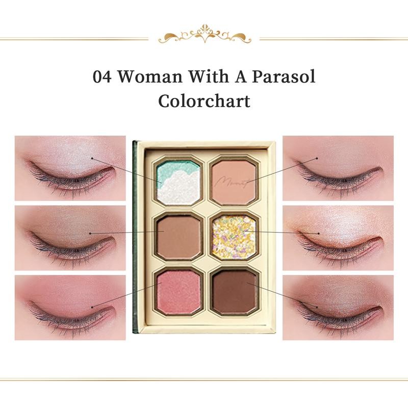 MilleFee Monet's Painting Eyeshadow Palette Makeup Cosmetics - Color: 06