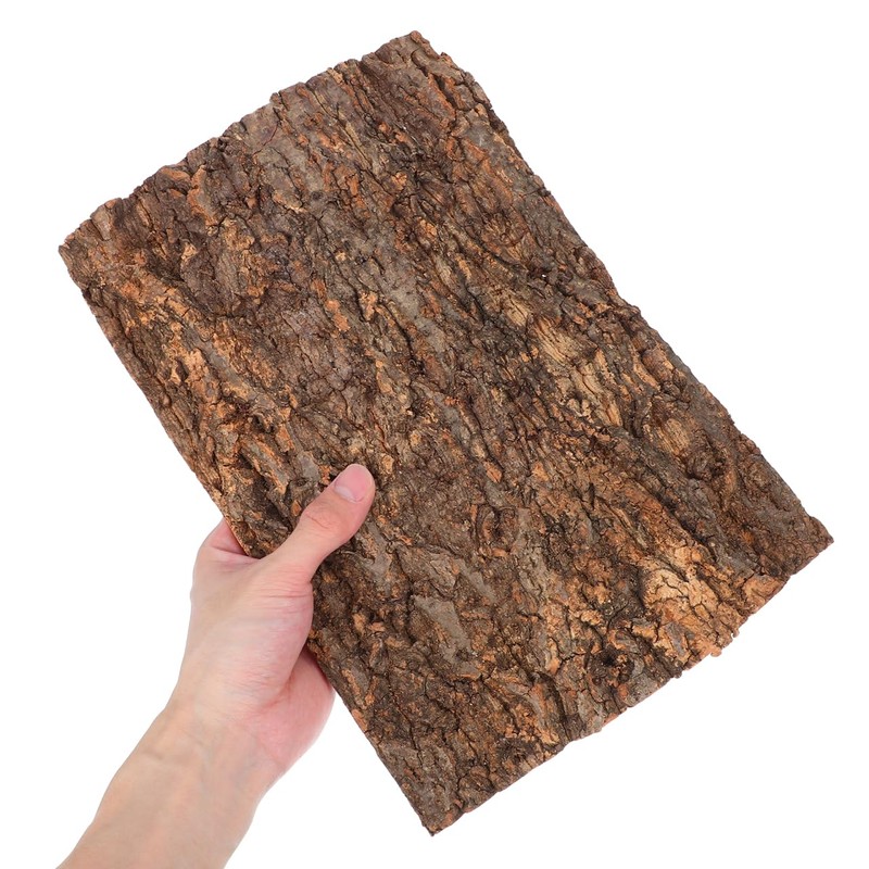 Angoily Cork Bark for Reptiles, Natural Bark for Bearded Lizard