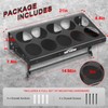 SKYJDM 10 Aerosol Spray Can Holder with Paper Towel Holder