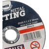 Sealey PTC/100CET Cutting Disc Ø100 x 1.2mm 16mm Bore