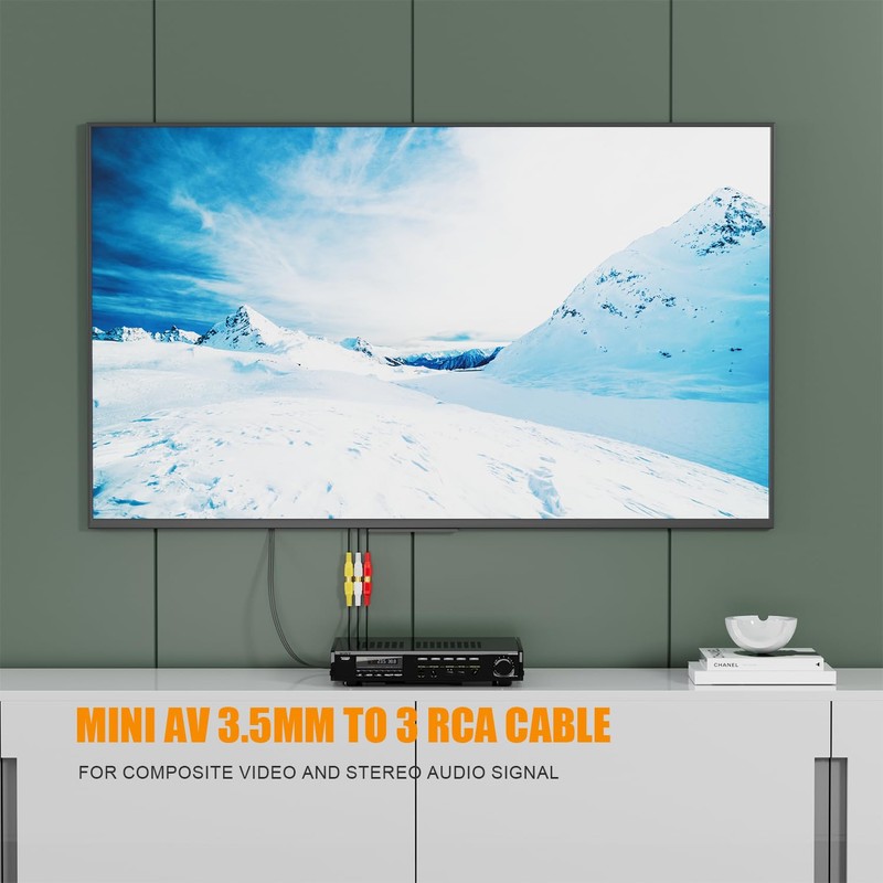 BERLAT Video AV Component Adapter Cable Replacement for TCL TV,