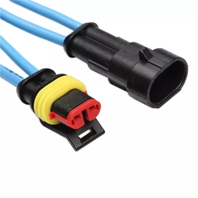 AIMALL 352PCS 12V Waterproof Electrical Wire Connector Plug Terminal Kit,