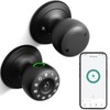 Fingerprint Door Lock,4 in 1 Smart Door Knob with Keypad