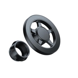 KRAJEWS Phone Magnetic Ball Mount Adapter Compatible with MagSafe, 360 Degree Rotating Mount Fits All 17mm/0.67inch Ball Joint Car Phone Holder, Compatible with All Phones