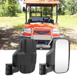 KEEPDSGN UTV Rear View Mirror Mirrors Set 1.75" 2" Bar For Kubota RTV500 RTV900 RTV1100