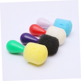 Gatuida 8Pcs Spherical Paint Sponge for DIY Painting Tools Random Colors Washable Paint Sponge Brushes for Preschool and Kindergarten Art Projects