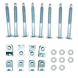 Truck Bed Mounting Bolt Nut Hardware Kit for 1999-2016 Ford F250 F350 F450 F550 Super Duty Replace 924-311 W706640S900 W706641S900 W708770S436 XC3Z9900038AA