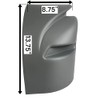Box Truck Corner Cap LH Roadside, 13.75 x 8.75 inches,