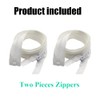 YaHoGa 2PCS 8 Inch #5 Separating Jacket Zippers for Sewing