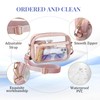 XSDSLS Transparent Shoulder Bag PVC Transparent Bag Waterproof Transparent Crossbody