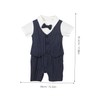 FOMIYES Boy Short Sleeve Romper: Baby Clothes Newborn Summer Gentleman