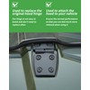 SLORIMOD Hood Hinges for Polaris Ranger 570 Fullsize Ranger 500