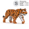 JEKCA Tiger 01S Building Blocks, Building Block Sculptures, Collectable Set,