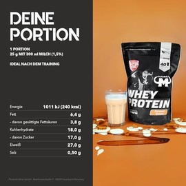 Whey Protein - Caramel Cream - 1000 g Zipp-Beutel