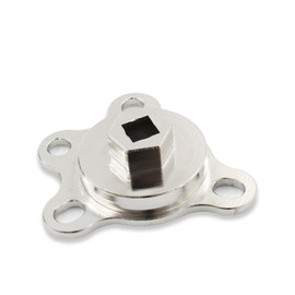 LVOUP Silver Crankshaft Turning Tool Engine Rotation Adapter Tool