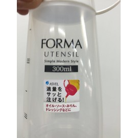 Asvel 2142 Seasoning Bottle, Narrow Mouth, "Forma" Red