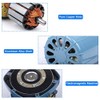 DC 12V Aquarium Air Pump 35W Aerator Pump for Fish