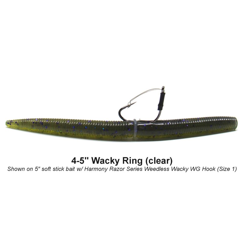 Wacky Rings (100 pk, Clear – O-Rings for Wacky Rigging