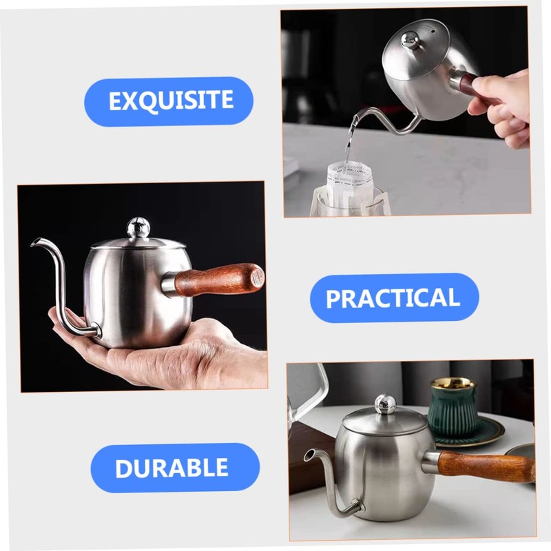 NOLITOY Coffee Kettle with Handle Gooseneck Pouring Design for Precise