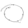 KFRS Anklet for Women Ankle Bracelet Anklet Double Layered with