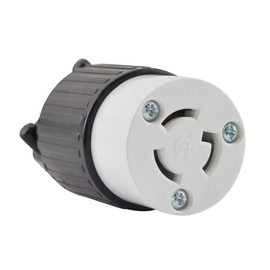 Superior Electric YGA026F Twist Lock Electrical Receptacle 3 Prong 15A 125V - NEMA L5-15C - Pack of 5