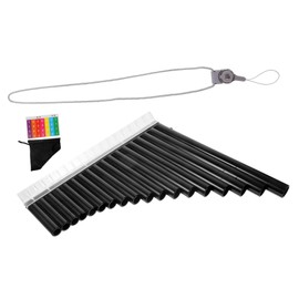 Kisangel Key Pipe Pan Flute Musical Instrument Durable Abs Resin Educational Panpipe with Polished Corners for Precise Tone and Performance