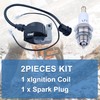 AUMEL Ignition Coil Spark Plug Kit For Husqvarna 395 394