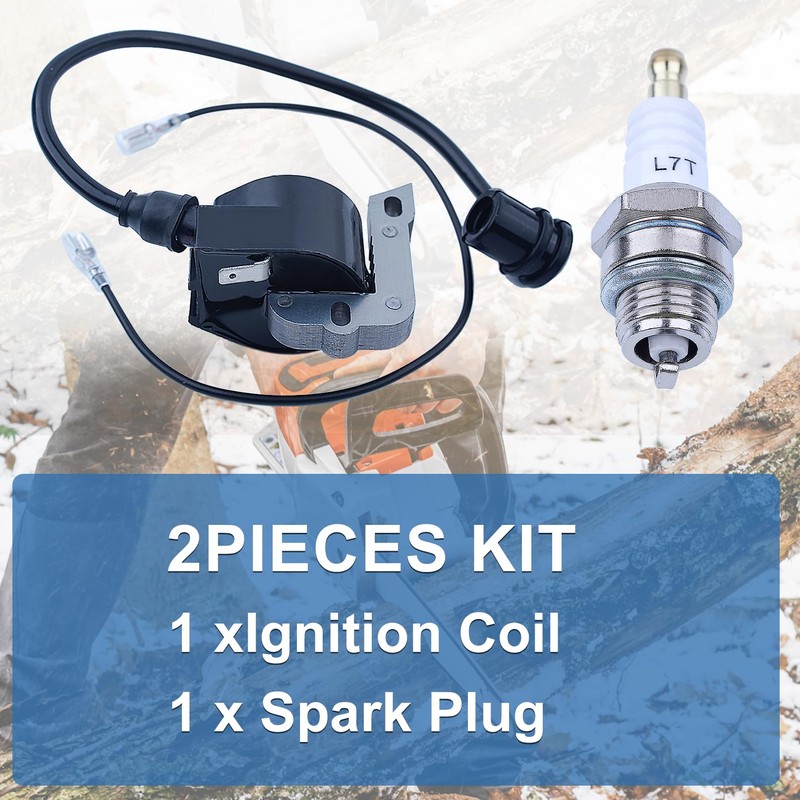 AUMEL Ignition Coil Spark Plug Kit For Husqvarna 395 394