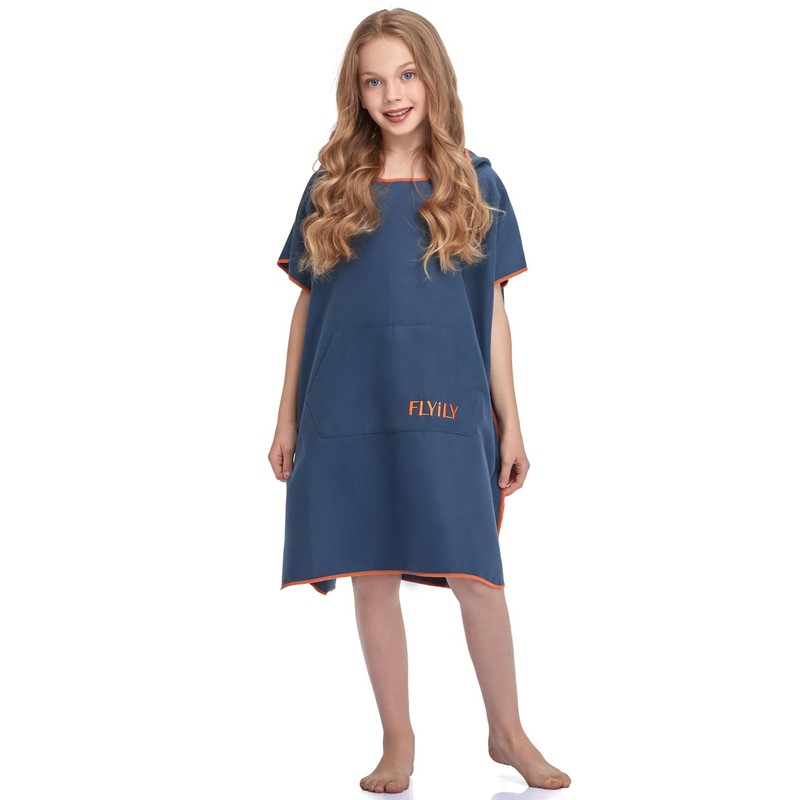 FLYILY Surf Poncho Mobile Changing Aid and Cuddly Bathrobe in