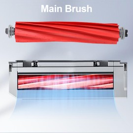 DMJJSD Zubeh?rset f??r Roborock Original Zubeh?r Trennbare Rubber Hauptb??rste f??r Q Revo/S7/S7 Maxv/S7 Maxv Ultra/S7 Max Ultra/S7 Pro Ultra/ Q7 Max Staubsauger