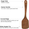 Set of 2 wooden spatulas, wooden cooking spoon, wooden spatula,
