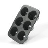 Monfish 2pcs Jumbo Deep Muffin Pan - 6-Cavity Baking Tray,