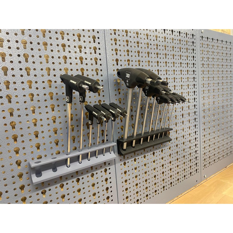 Hexagon Socket T-Handle Holder for Küpper Accessories Perforated Wall System