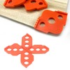 4Pcs Radius Jig Router Templates Set Rounded Corner Radius Routing