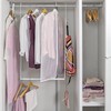 Compactor Milky Dress Cover Bag 60 x 137cm, Translucent White
