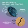 1 x Round Coaster - Computer Motherboard Gamer Gaming Cork