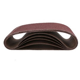 75mm x 533mm 40 Grit Coarse Abrasive Sanding Belt Sander Discs 10 Pack