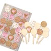 Logbuch-Verlag 12 Cupcake Toppers - Muffin Plugs 9 cm with