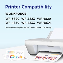 TOKYOINK 822XL Ink Cartridges Combo Pack Remanufactured Replacement for Epson 822 Ink Cartridge T822XL for Workforce Pro WF-3820 WF-3823 WF-4820 WF-4830 WF-4833 WF-4834 Printers Ink (4 Pack)