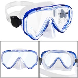 Peicees Swimming Goggles with Nose Cover for Kids, Youth Anti Fog Swim Goggles Diving Mask for Boys & Girls