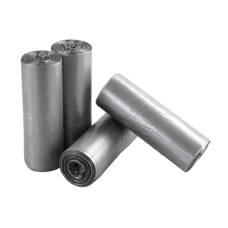 Bblie 10 Litre Waste Bags Grey Bin Liners Pack of