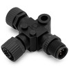 T Connector for NMEA 2000 3 Port Connector 5-Pin M12