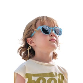 EnDast UV Protection, Polarized Sunglasses for Kids, Foldable, Includes Pouch, Fashion Item, Lightweight, Children's Eye Protection, Cute Design, Easy to Put on and Take Off, Sun Prevention, UV