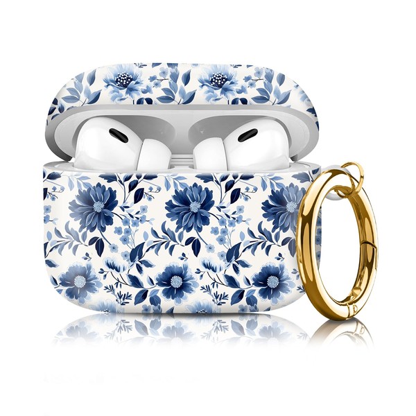 Compatible with Airpod pro 2nd/1st Generation Case Cover with Gold