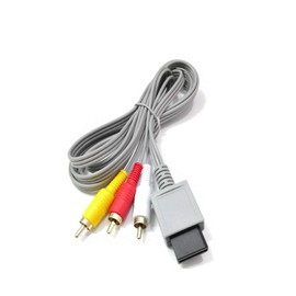 WICAREYO 1.8M Audio Video AV RCA Video Composite Cable with 3RCA to Scart Adapter AV Cable Converter Switcher for Wii Wii U Console