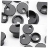 Housoutil 20pcs Cable Hole Cover for Computer Desk Black Wiring