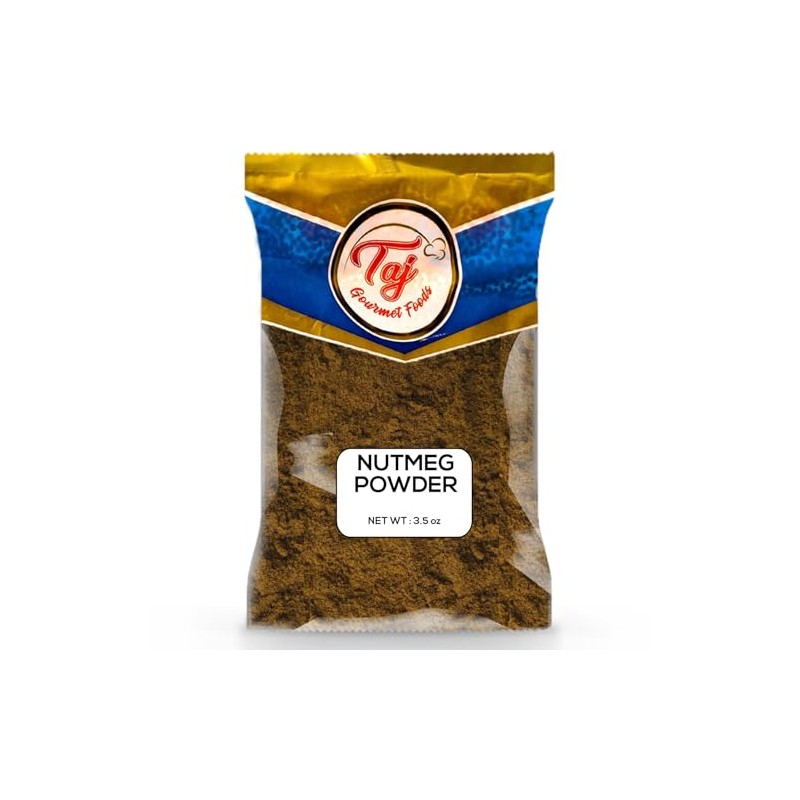 TAJ Nutmeg Powder 3.5oz (100g) | Nutmeg Ground, Jaiphal Powder
